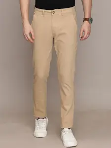Nautica Men Smart Mid-Rise Slim Fit Chinos Trousers
