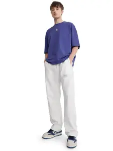 RARE RABBIT Men Breckin Primary Cotton Track Pants