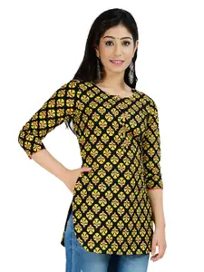 Aarti  Fashion Aarti Fashion Women Ethnic Printed Pure Cotton Kurti