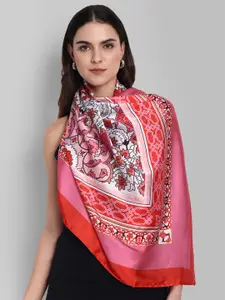 Sarisp Women Satin Printed Scarf