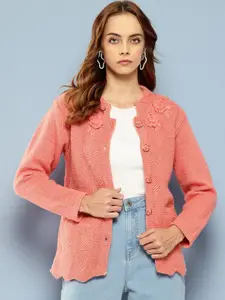 BAESD Women Woollen Front-Open Sweater