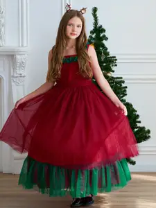 StyleCast x Revolte Girls Balloon Maxi Dress