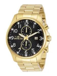 Invicta Men Dial & Stainless Steel Bracelet Style Straps Analogue Watch 00382