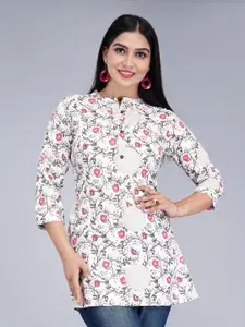 Aarti  Fashion Aarti Fashion Women Floral Printed Pure Cotton Kurti