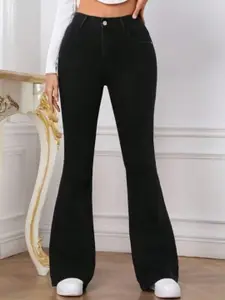 BROADSTAR Women Smart Bootcut High-Rise Stretchable Jeans