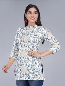 Aarti  Fashion Aarti Fashion Women Floral Printed Pure Cotton Kurti