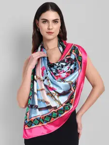 Sarisp Women Printed Satin Scarf