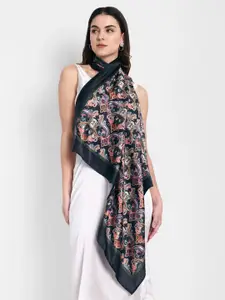 Sarisp Women Satin Printed Scarf