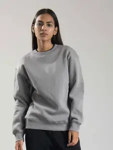 ONEWAY Women Round Neck Long Sleeves Sweatshirt