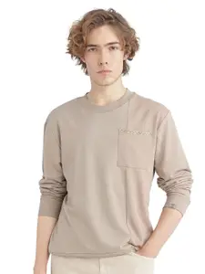 RARE RABBIT Men Round Neck Sweatshirt
