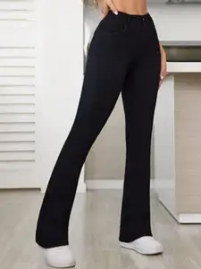 BROADSTAR Women Smart Bootcut High-Rise Stretchable Jeans