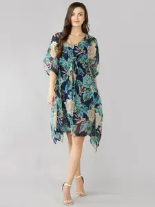 DressBerry Women Floral Printed Kaftan Dress