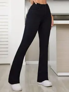 BROADSTAR Women Smart Bootcut High-Rise Stretchable Jeans