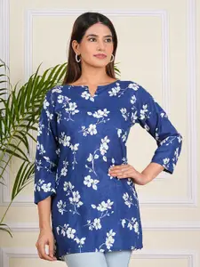 Aarti  Fashion Aarti Fashion Floral Printed Straight Kurti