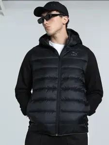 Puma Men CLASSICS Solid Hooded Padded Jacket