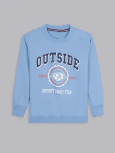BAESD Boys Printed Round Neck Sweatshirt