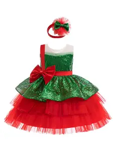 StyleCast x Revolte Girls Ruffled Fit and Flare Dress