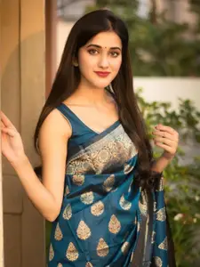 Areca Designer Woven Design Zari Pure Silk Banarasi Saree