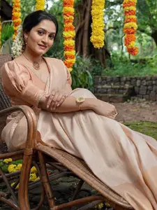 Areca Designer Paisley Pure Silk Banarasi Saree