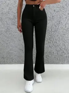 BROADSTAR Women Smart Bootcut High-Rise Stretchable Jeans