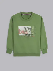 BAESD Boys Typography Printed Sweatshirt