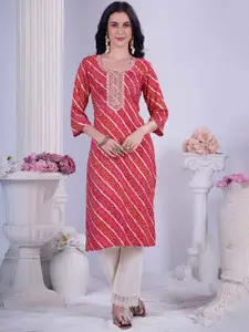 Anouk Women Bandhani Printed Kurta