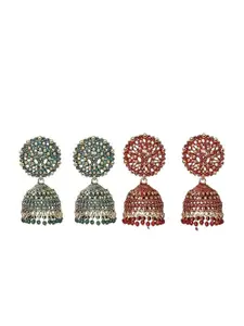 Nilu's Collection Pack Of 4 Contemporary Jhumkas