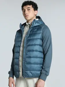 Puma Men CLASSICS Solid Hooded Padded Jacket