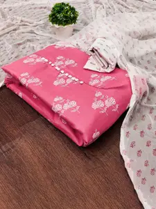 JULEE Floral Printed Unstitched Dress Material