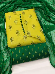 APNISHA Geometric Printed Unstitched Dress Material