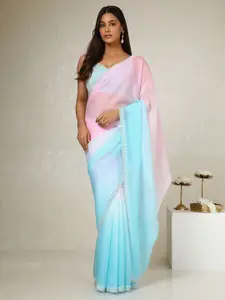 Soch Ombre Beads and Stones Holi Saree