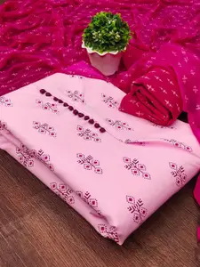 APNISHA Geometric Printed Unstitched Dress Material