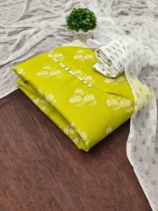 APNISHA Floral Printed Unstitched Dress Material