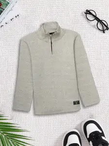 BAESD Boys Half Zipper Long Sleeves Sweatshirt