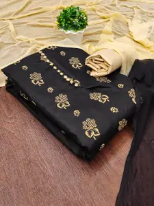 JULEE Floral Printed Cotton Unstitched Dress Material