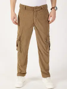 Thomas Scott Men Smart Regular Fit Corduroy Cargos