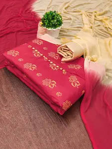 APNISHA Ethnic Motifs Printed Unstitched Dress Material