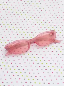 Ted Smith Pink Aesthetic Cateye Luxury Acetate Sunglasses Women with Polarised Lens