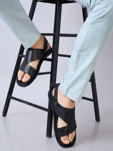 Regal Men Leather Slip-On Comfort Sandals