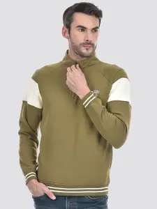 Numero Uno Men Colourblocked Cotton Sweatshirt