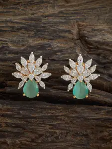 Kushal's Fashion Jewellery Gold-Plated Zircon-Embellished Bridal Adjustable Finger Ring