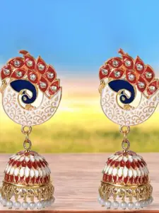 Nilu's Collection Peacock Shape Jhumkas
