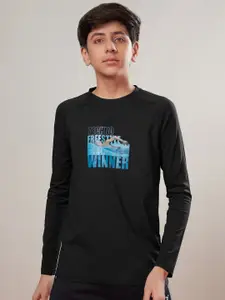 Technosport Boys aw'24 UPF50 Typography Printed Sports T-shirt