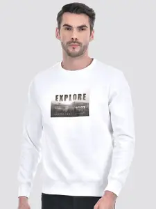 Numero Uno Men Cotton Long Sleeves Printed Sweatshirt