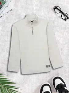 BAESD Boys Mock Collar Pullover Sweatshirt