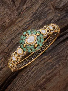 Kushal's Fashion Jewellery Embellished Bridal Kundan Stone Studded Party Kada Bangle