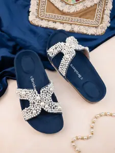 BRISKERS Women Open Toe Flats