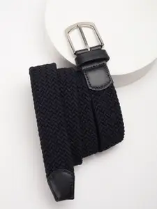 Peter England Men Textured Leather Belt