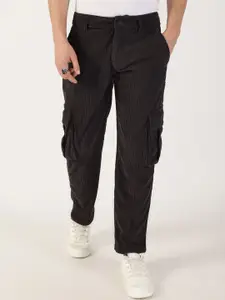 Thomas Scott Men Smart Regular Fit Corduroy Cargos