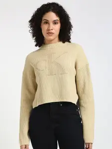 Calvin Klein Jeans Women Ribbed Pullover